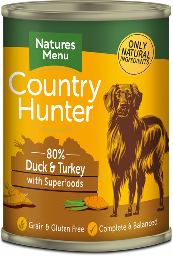 Natures Menu 80% Duck and Turkey with Superfoods Can 400g