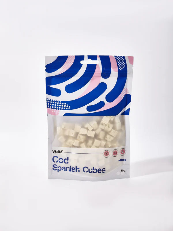 Freeze Dried Cod & Spinach (Spanish) Cubes 30g