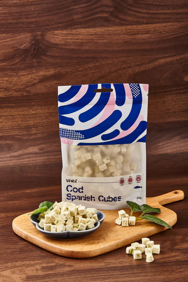 Freeze Dried Cod & Spinach (Spanish) Cubes 30g