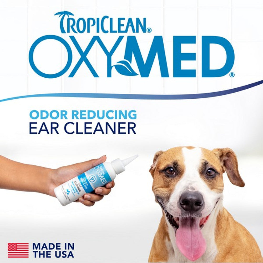 TropiClean OxyMed Ear Cleaner for Pets 118ml