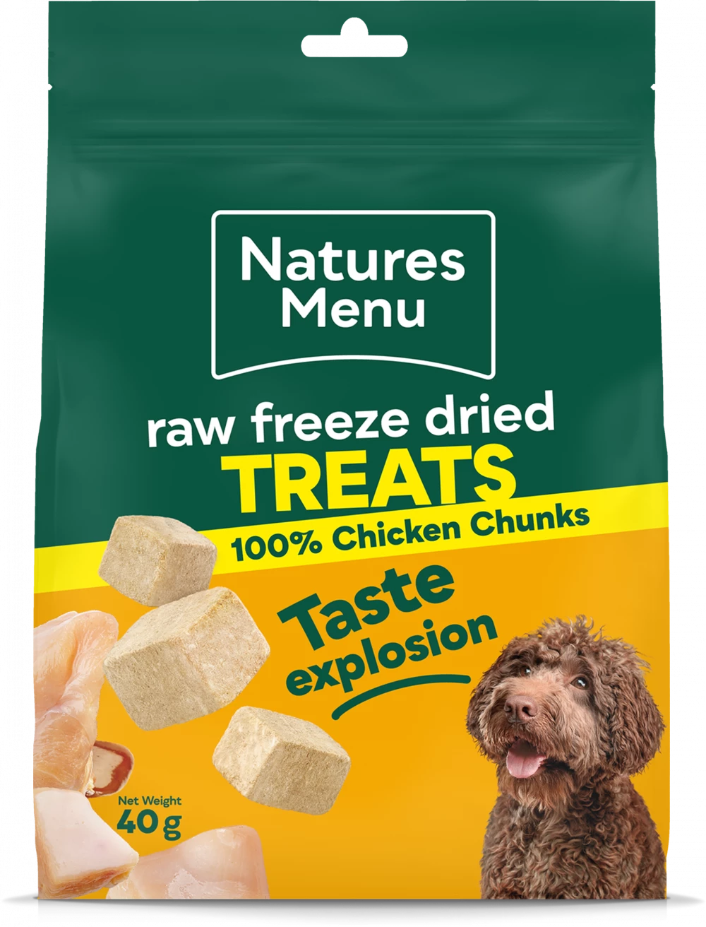 Natures Menu Freeze Dried Meat Chicken Chunks 40g