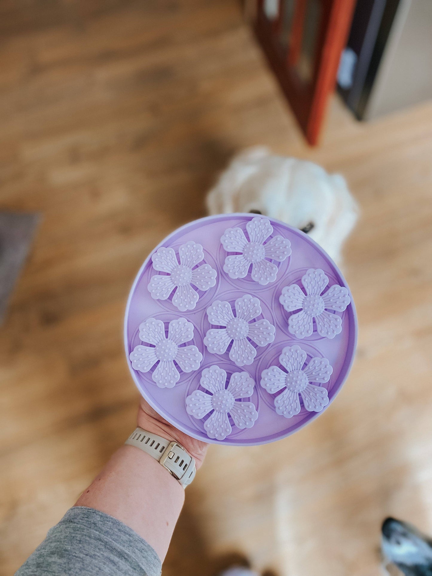 Flower Snuffle Mat In Violet