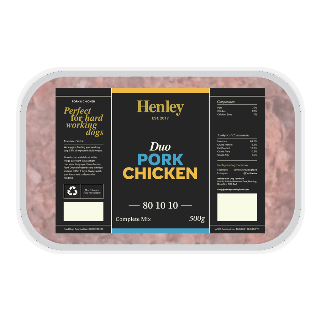 Henley Duo Pork & Chicken 80/10/10