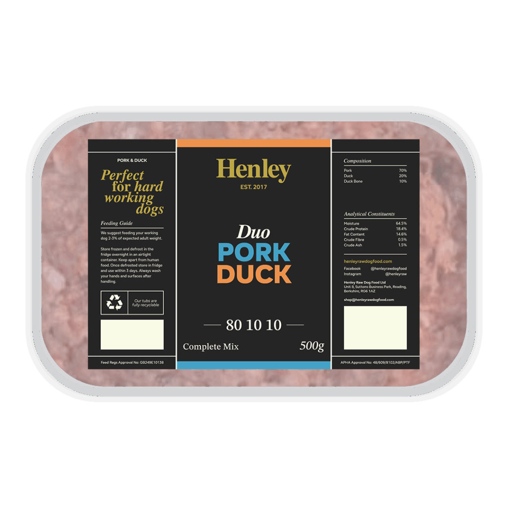 Henley Duo Pork & Duck 80/10/10 500g