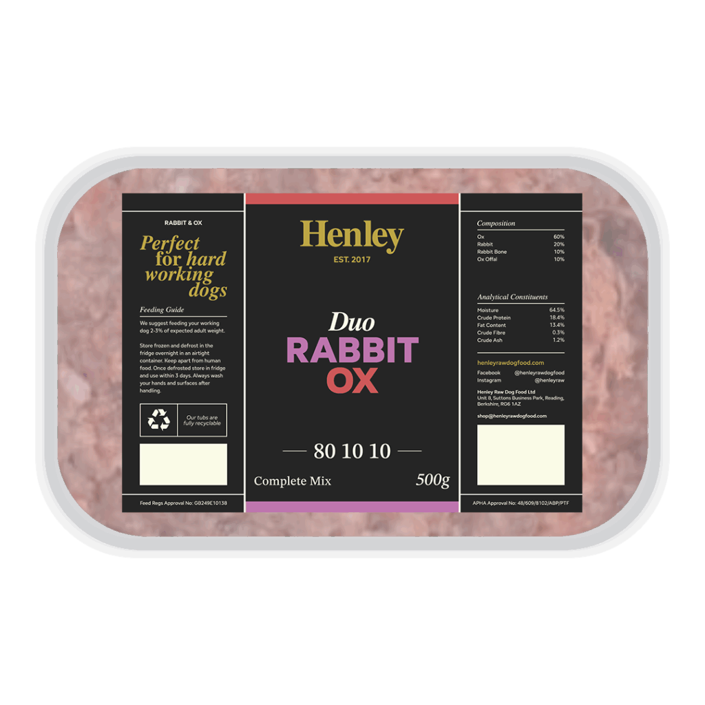 Henley Duo Rabbit & Ox 80/10/10 500g