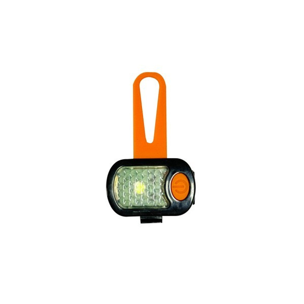 Animal Instincts Flashing Safety Waterproof Rectangle USB Blinker Orange