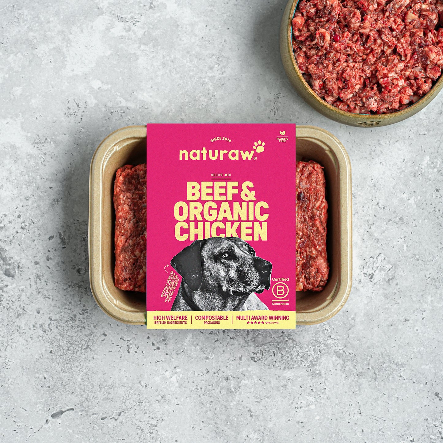 Naturaw Beef & Chicken 80/10/10 (500g)