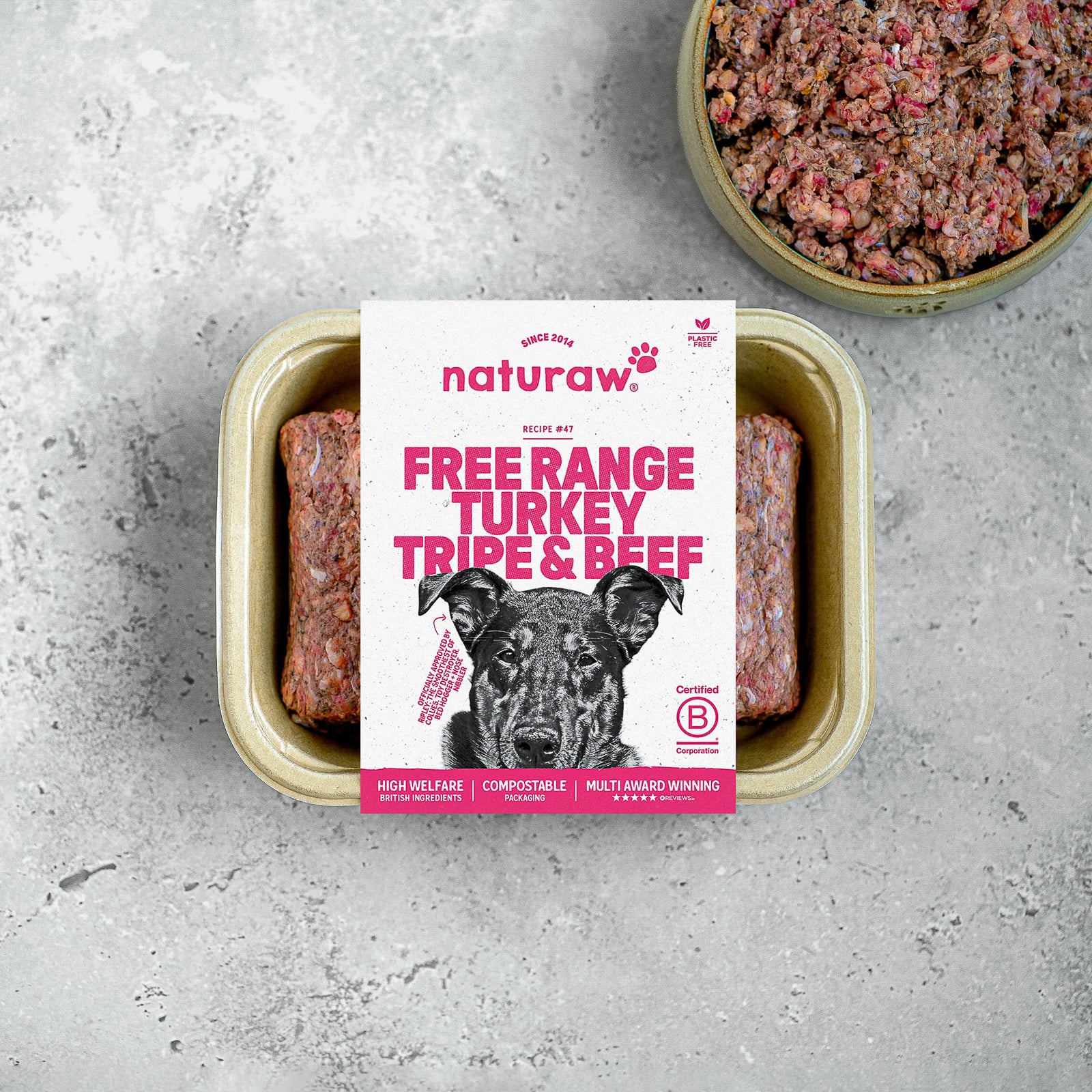 Naturaw Turkey, Tripe & Beef 80/10/10 (500g)