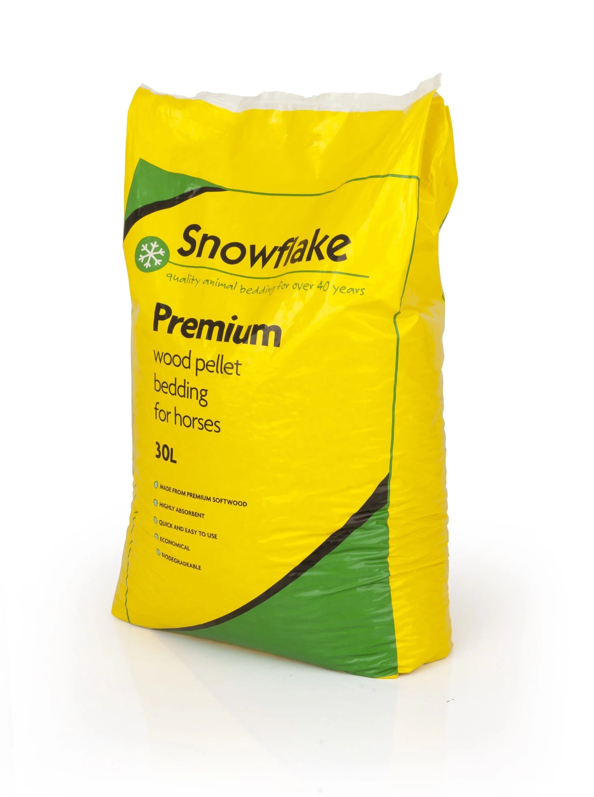 Snowflake Premium Wood Pellets Horse Bedding 30 Litres