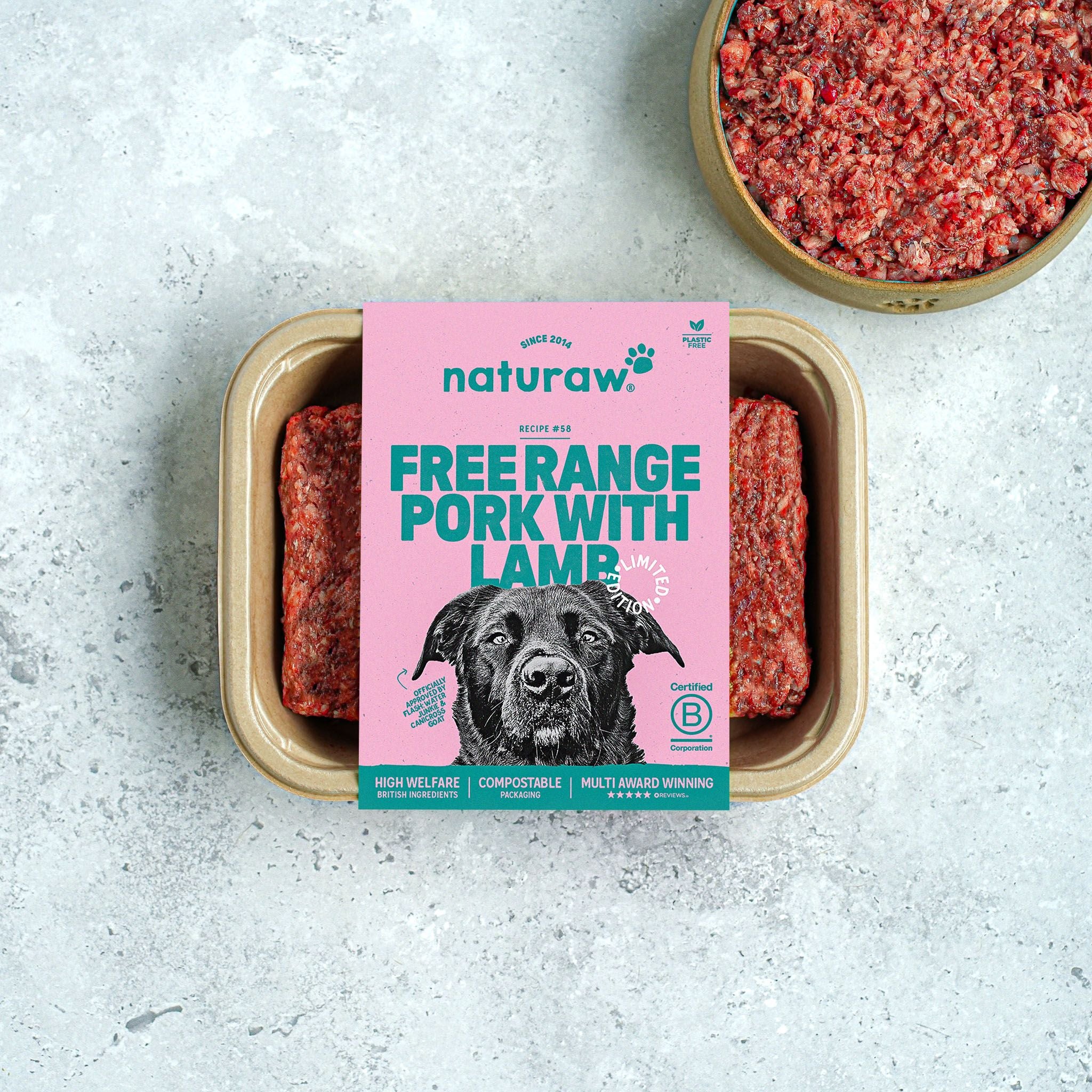 Naturaw Free Range Pork with Lamb 500g