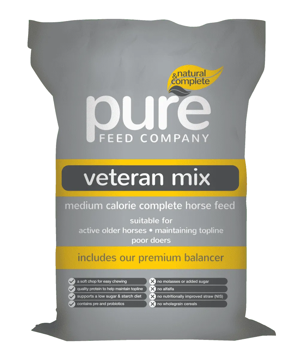 Pure Feeds Veteran Mix Complete Horse Feed 15kg