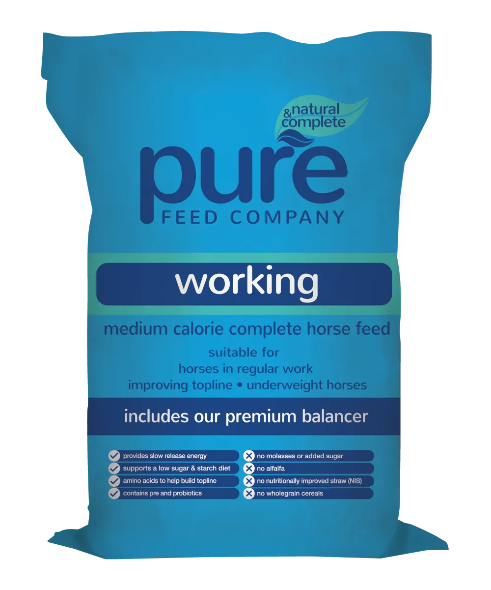 Pure Feeds Working Complete Horse Feed 15kg