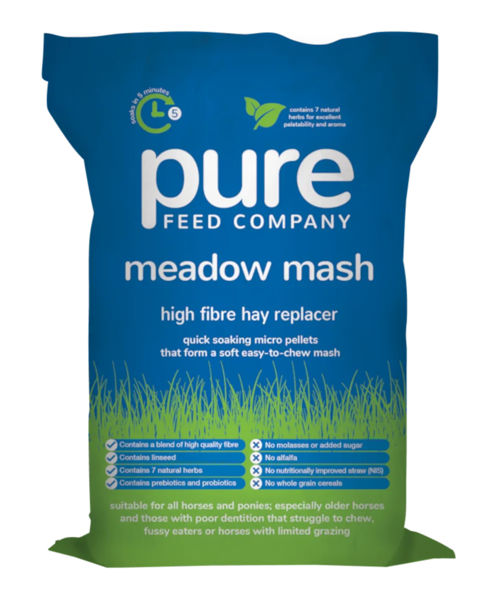 Pure Feed Meadow Mash Hay Replacer Horse Feed 15kg