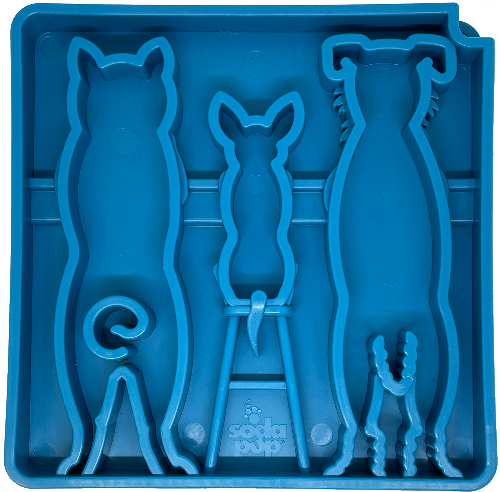 SodaPup Waiting Dogs Design eTray Enrichment Tray for Dogs