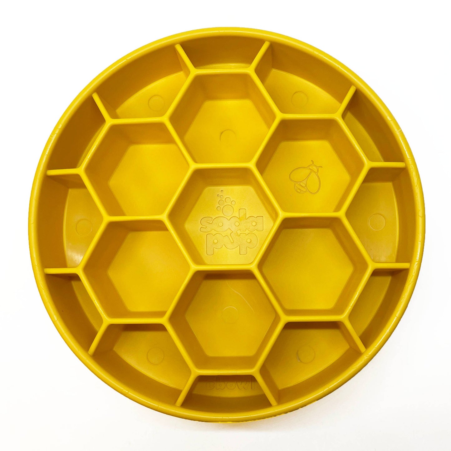 Honeycomb Design eBowl Enrichment Slow Feeder Bowl for Dogs