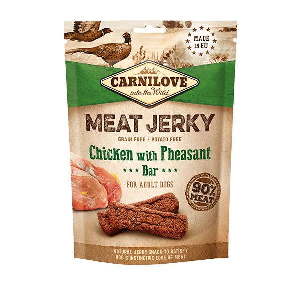 Carnilove Meat Jerky Chicken with Pheasant 100g