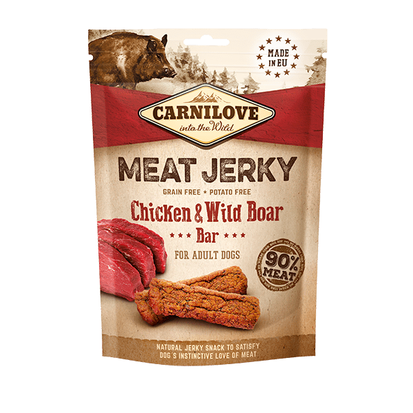 Carnilove Meat Jerky Chicken and Wild Boar 100g