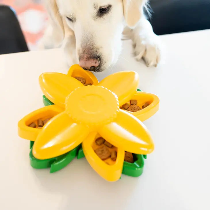 ZippyPaws SmartyPaws Sunflower Puzzle Feeder