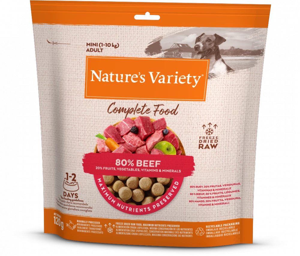 Nature's Variety Complete Freeze Dried Food Beef