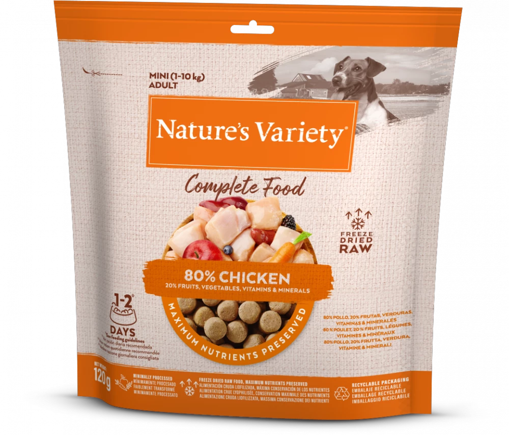 Nature's Variety Complete Freeze Dried Food Chicken