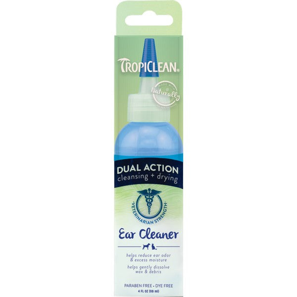 TropiClean Dual Action Ear Cleaner 118ml