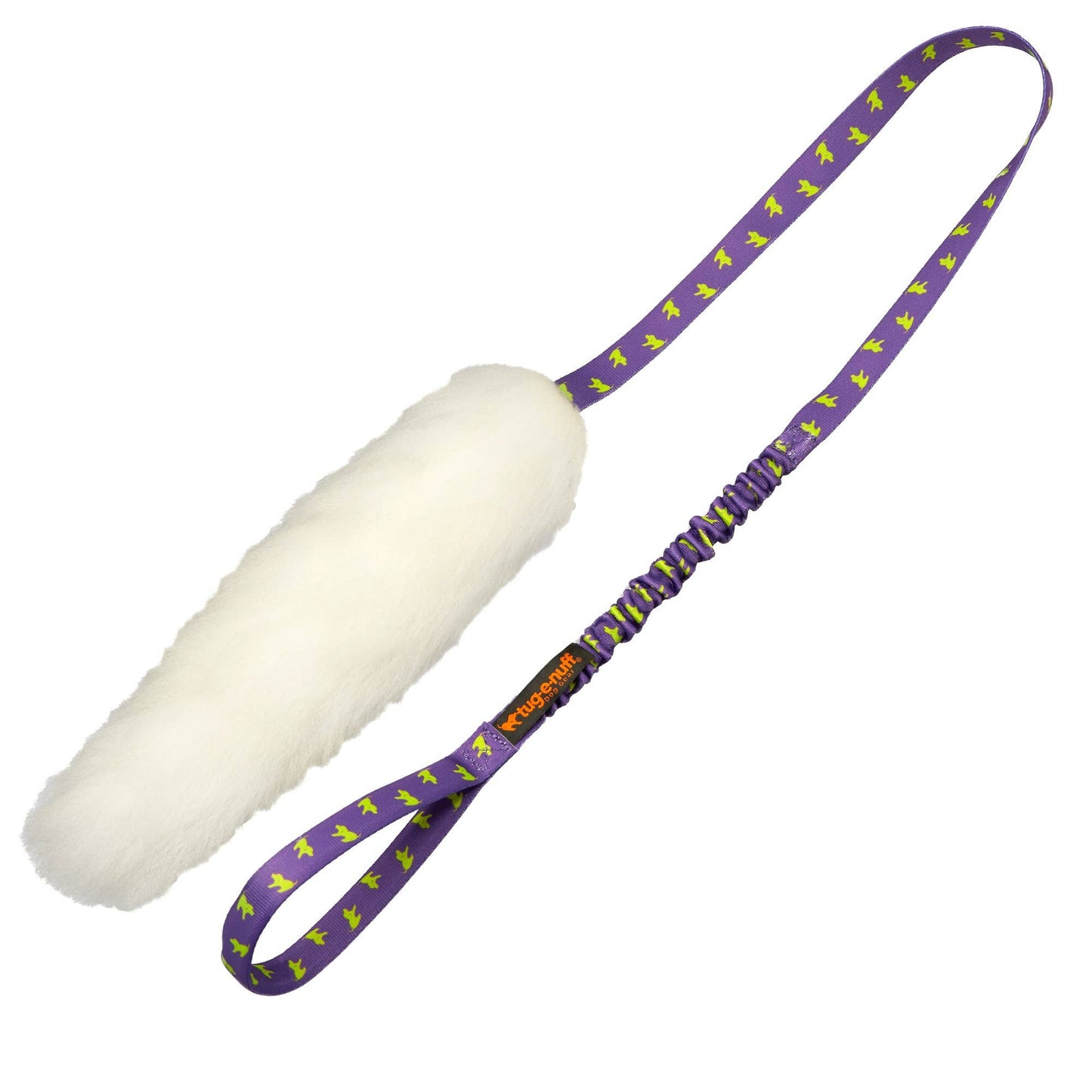 Sheepskin Bungee Chaser | Interactive Dog Toys | Tug-E-Nuff