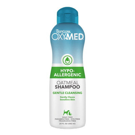 TropiClean OxyMed Hypoallergenic Oatmeal Shampoo (592ml)