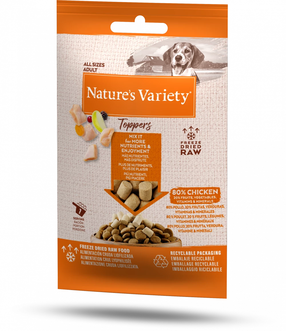 Nature's Variety Chicken Toppers for Adult Dogs