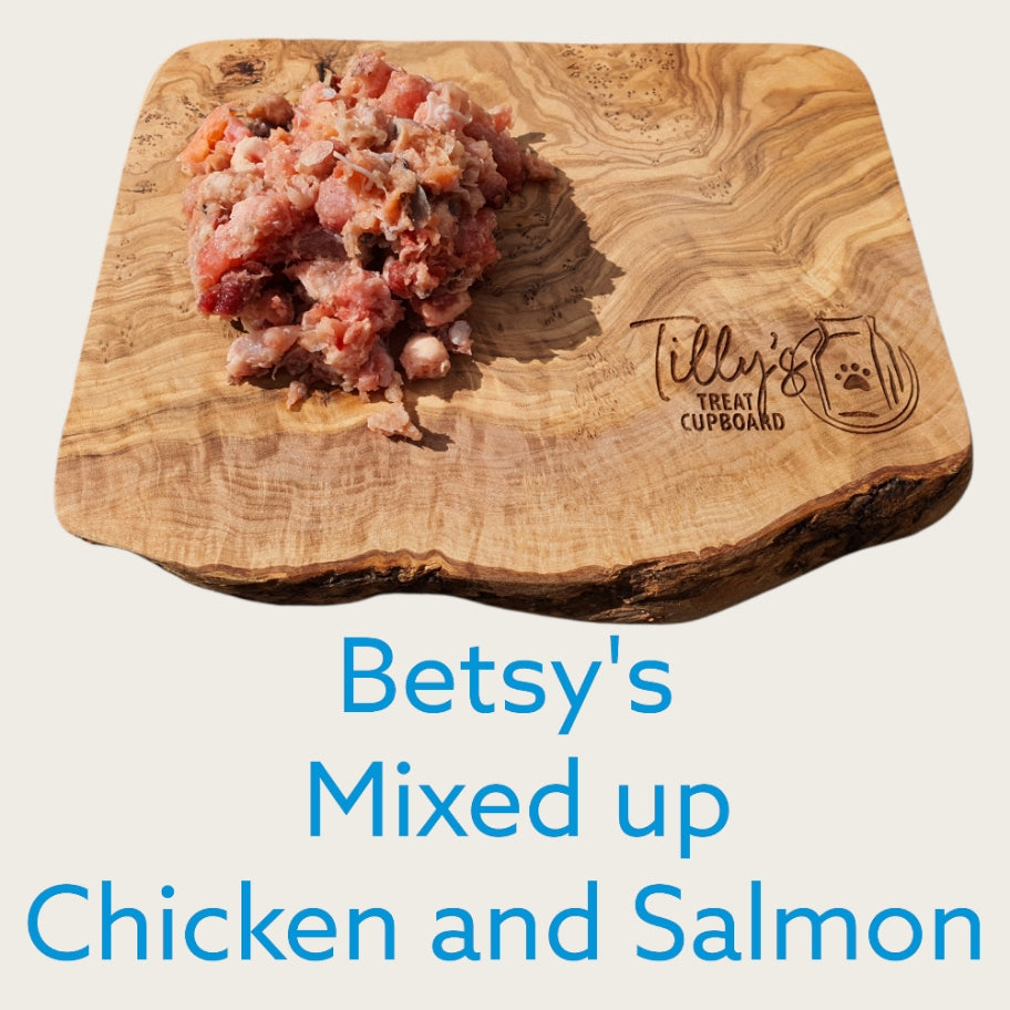 Betsy's Mixed Up Chicken & Salmon 80/10/10