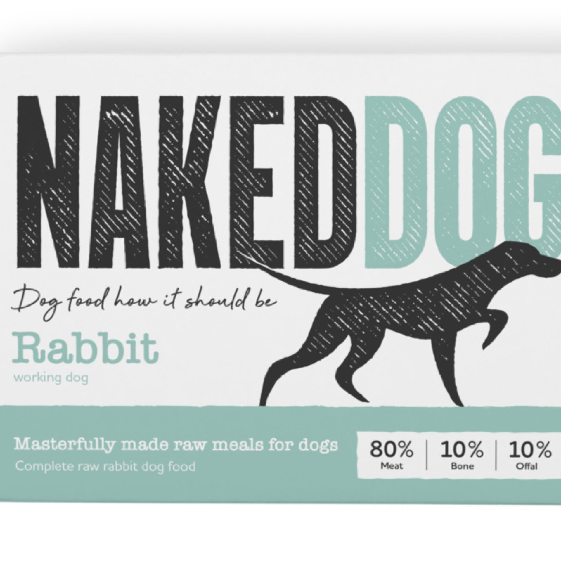 Naked Dog Pure Rabbit 80/10/10 2 x 500g