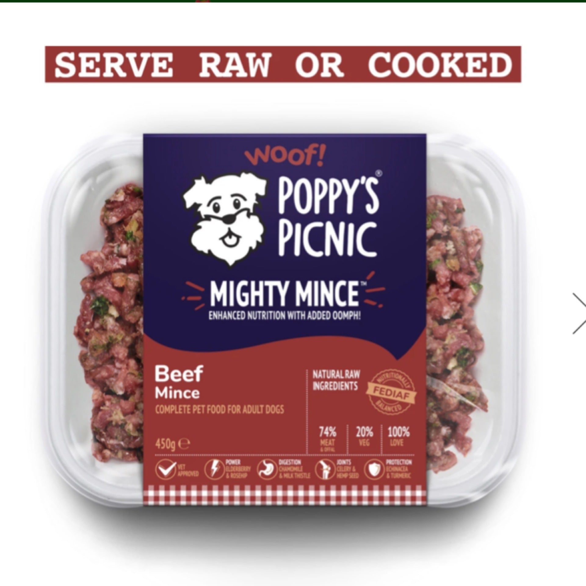 Poppy’s Picnic Mighty Mince Beef 450g