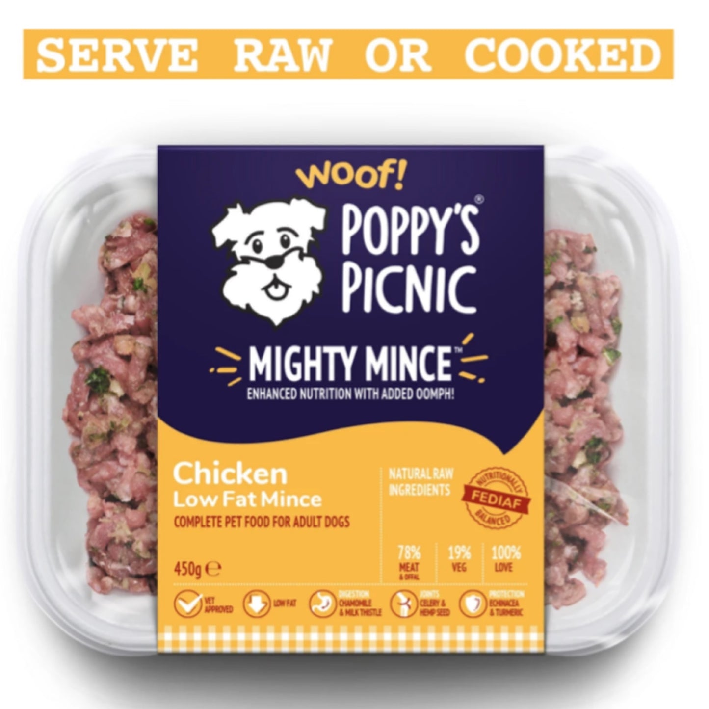 Poppy’s Picnic Mighty Mince Chicken 450g