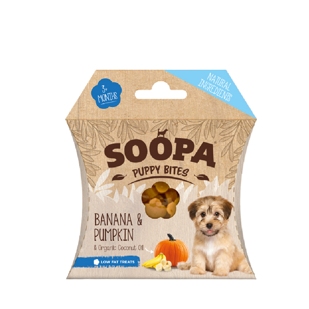 Soopa Puppy Banana & Pumpkin Bites