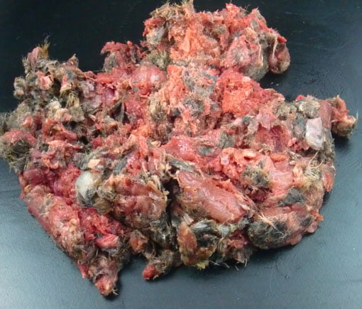The Dog's Butcher Gutted Rabbit Minced in Fur 1kg