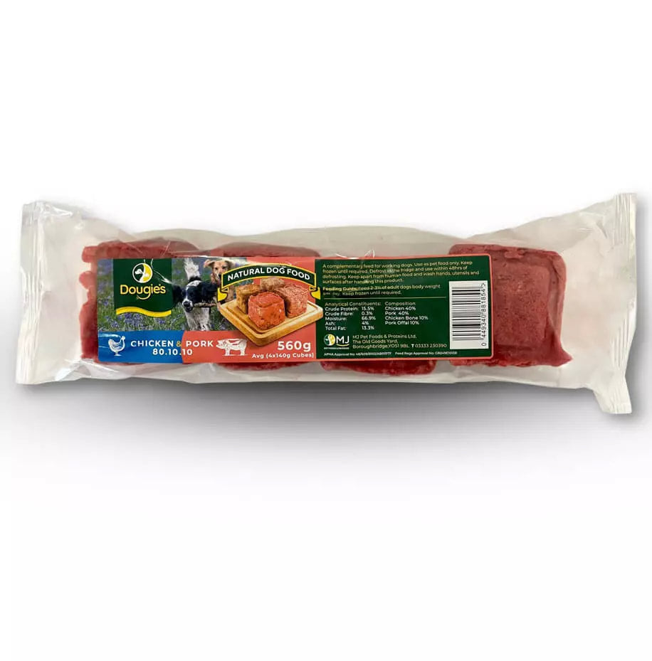 Dougie’s Chicken & Pork 80/10/10 560g