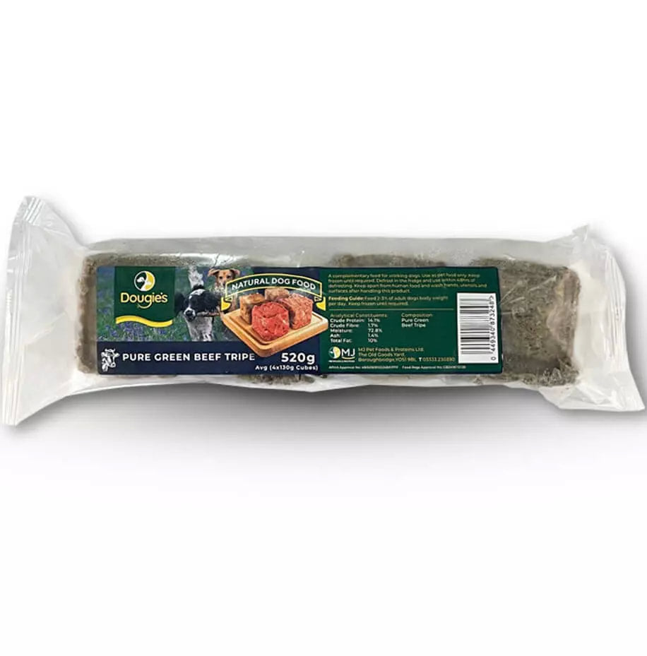 Dougie’s Beef Green Tripe 520g