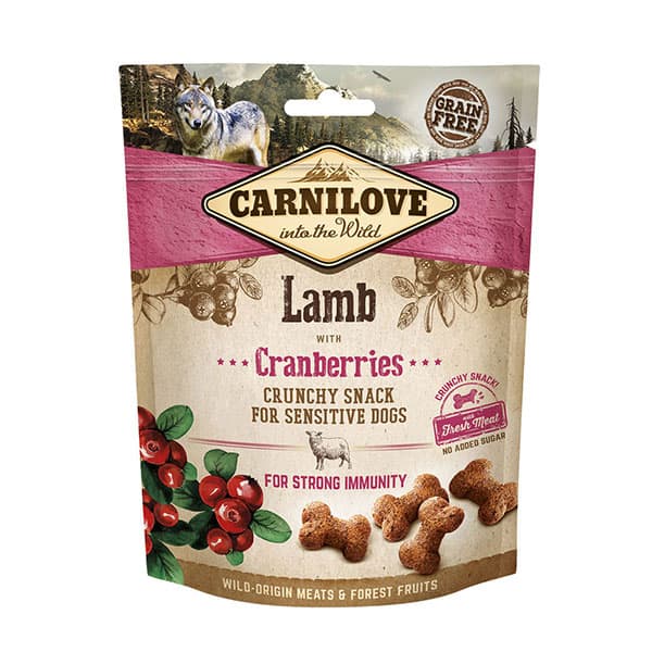 Carnilove Lamb with Cranberries Crunchy Snack 200g
