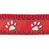 Red Dingo Desert Paw Dog Collar Red