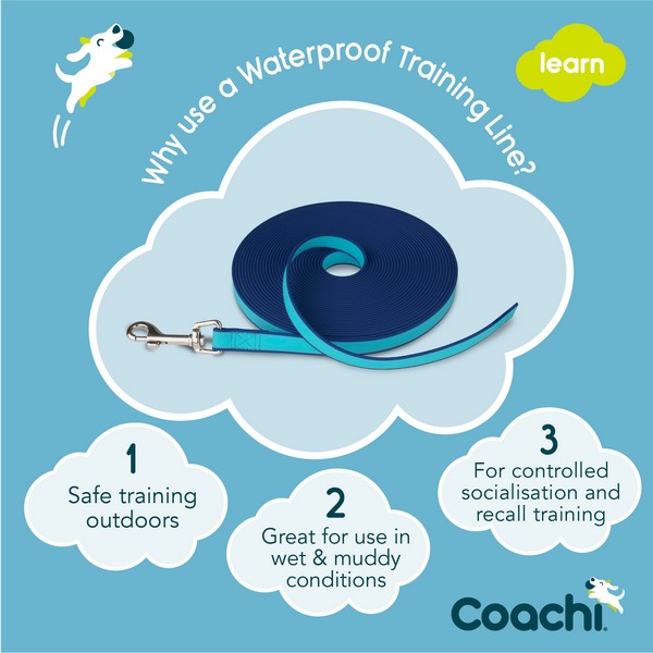 CoA Coachi Waterproof Training Line Navy & Blue 10m