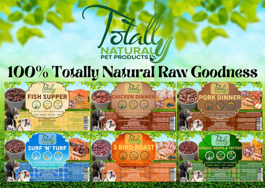 Totally Natural Pet Products raw dog food range – now part of The Nutriment Company