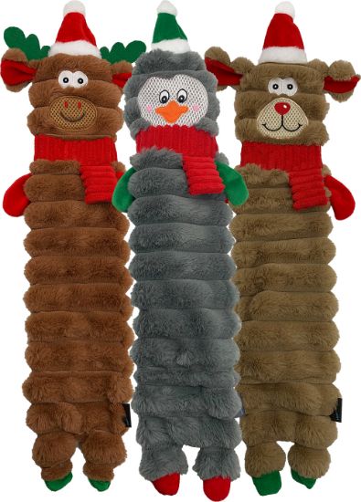 Hem & Boo Xmas Super Soft and Long Crinkle Noise Dog Toy