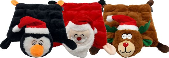 Hem & Boo Xmas Super Soft and Multi Squeaker Dog Toy