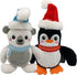 Hem & Boo Xmas Characters x 2 Dog Toys