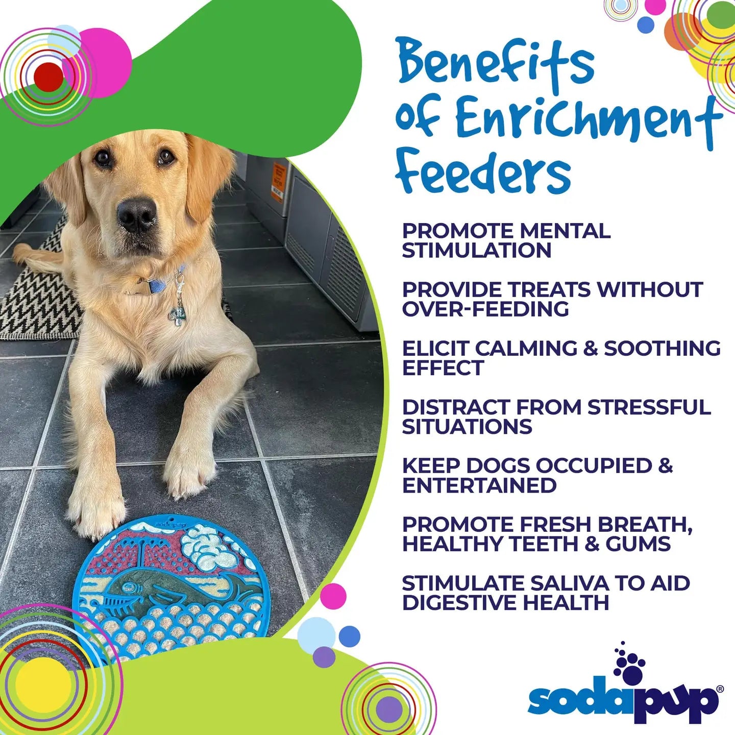 Sodapup Whale Design Emat Enrichment Lick Mat with Suction Cups