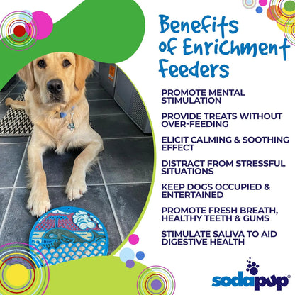 Sodapup Whale Design Emat Enrichment Lick Mat with Suction Cups