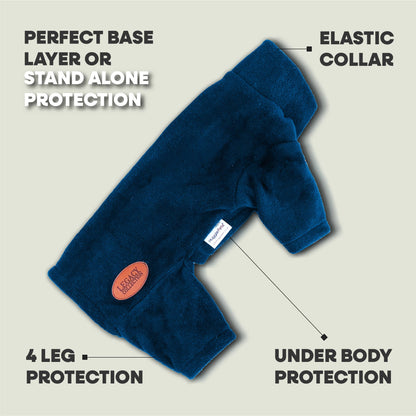 HugglePets Legacy Polar Fleece Dog Explorer: Navy