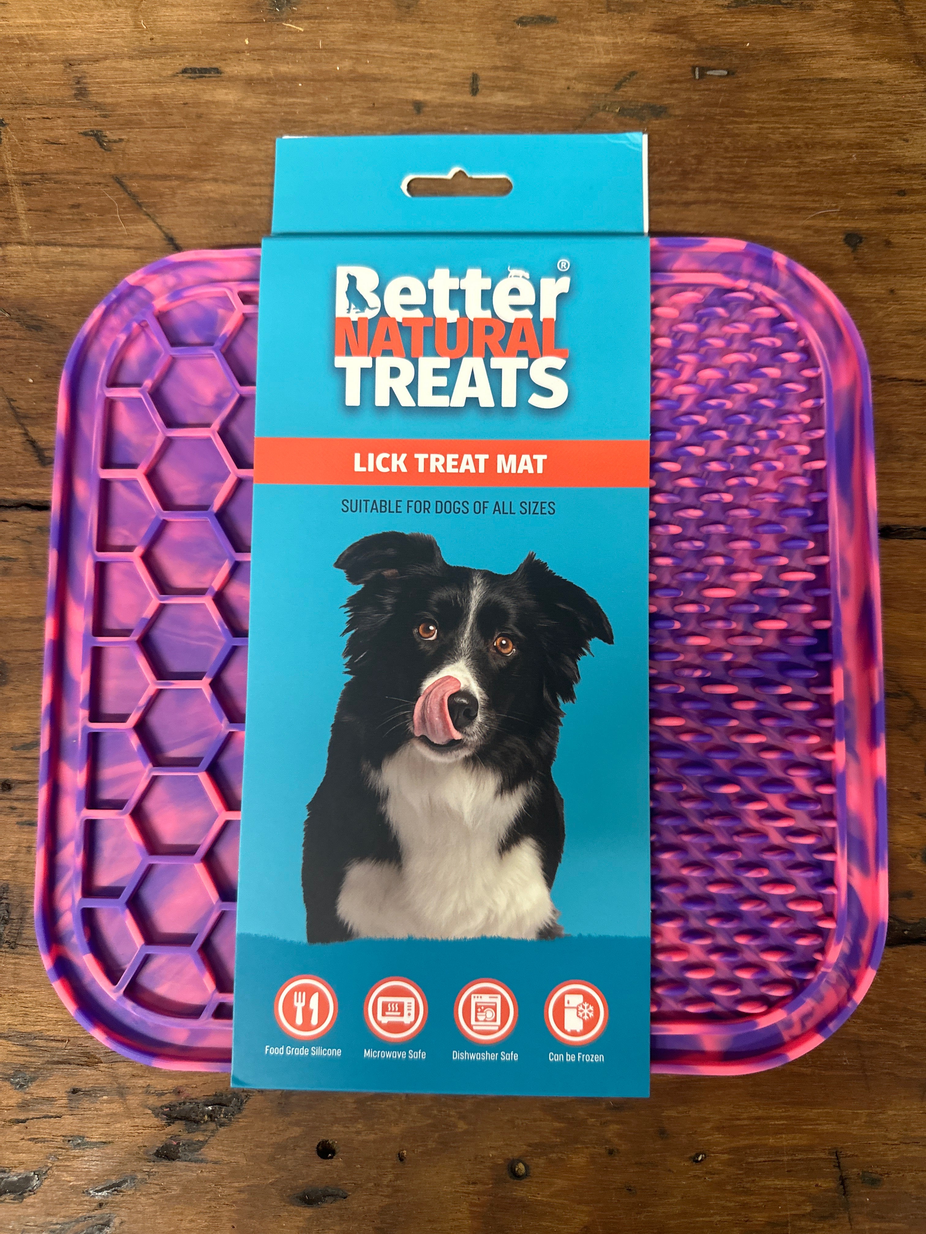 Better Natural Treats Lick Mat with suction cups