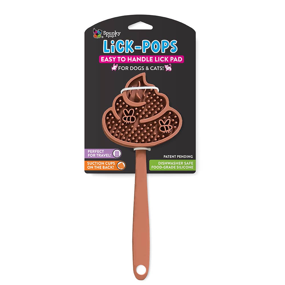 Spunky Pup Lick Pops - Poop Emoji
