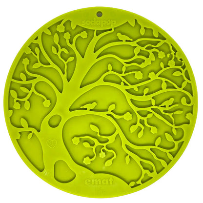 Sodapup - Tree of Life eMat Enrichment Lick Mat With Suction Cups