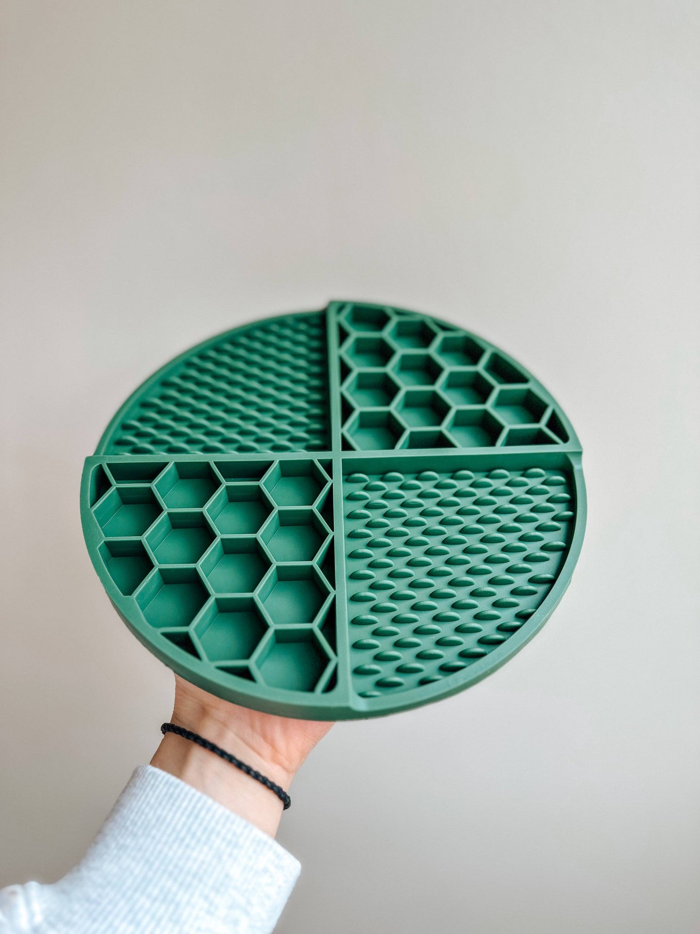 Honeycomb Lick Mat Sea Green